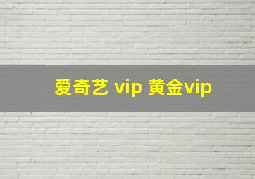 爱奇艺 vip 黄金vip